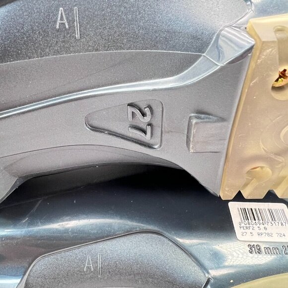 Salomon Performa Auto Fit Men Size 9.5 Grey Gun Metal 4 Buckle Winter Ski Boot - Picture 9 of 14